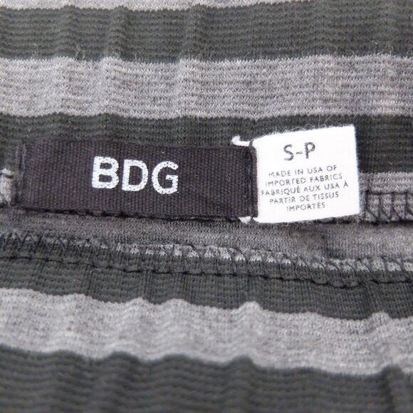 BDG Gray Black Striped Mini Skirt Size Small - Picture 5 of 7